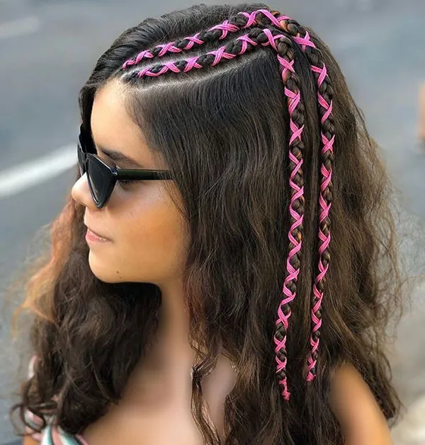 مدل بافت مو یک طرفه زیبا؛ استایلی دخترونه و شیک برای 2025 ! 12 One sided hair weave model 30