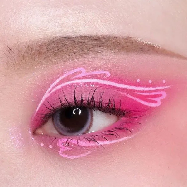 Pink eye makeup 11
