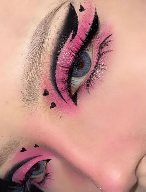 Pink eye makeup 19
