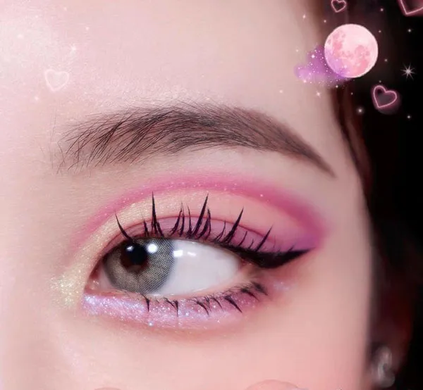 Pink eye makeup 2