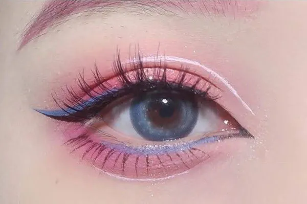 Pink eye makeup 23