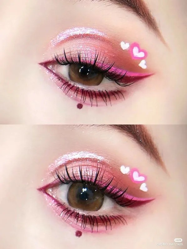 Pink eye makeup 7