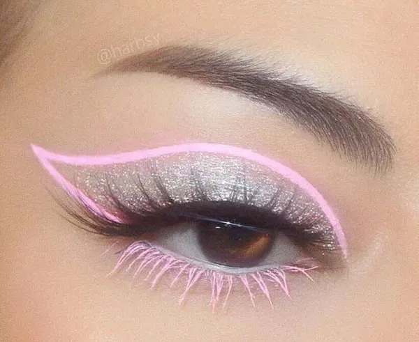 Pink eye makeup 8