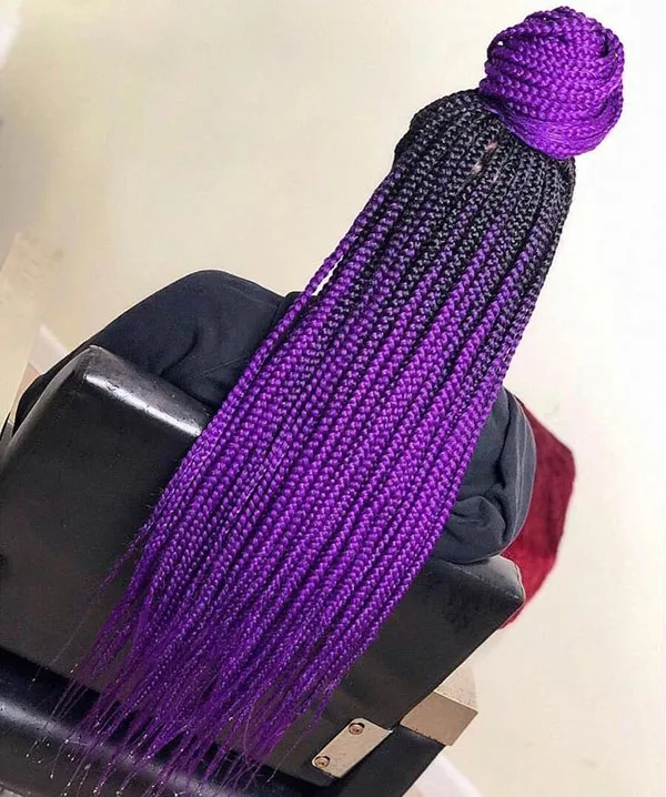 Purple colored hair texture 19