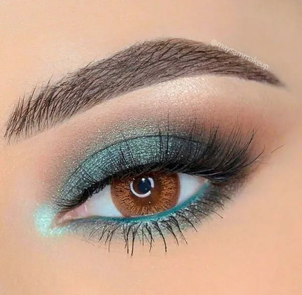 چند مدل سایه چشم دخترانه ترندی و لاکچری 1404 27 Several eye shadow models 26