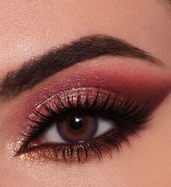 چند مدل سایه چشم دخترانه ترندی و لاکچری 1404 31 Several eye shadow models 30