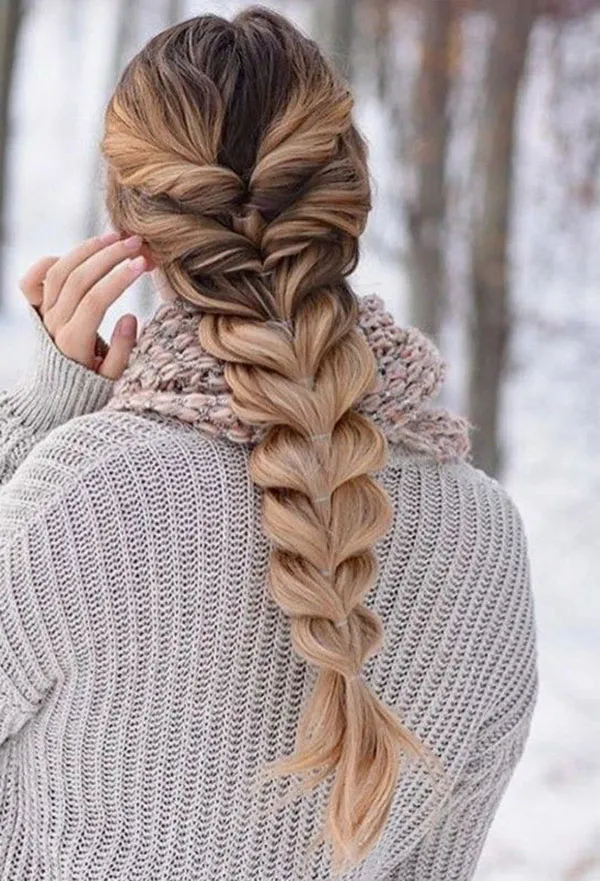 33 مدل بافت هلندی ساده دخترانه؛ شیک، کاربردی و همیشه ترند ! 12 Simple Dutch weave 10