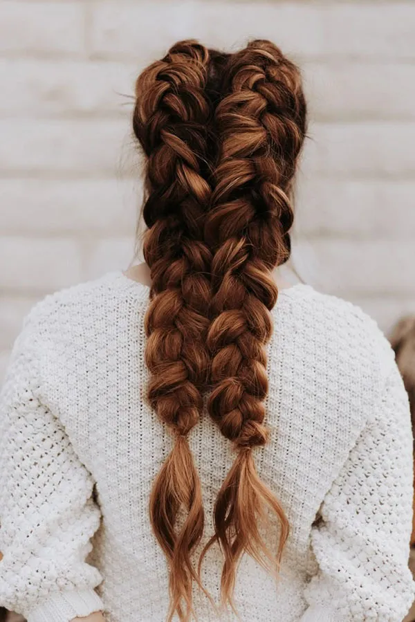 33 مدل بافت هلندی ساده دخترانه؛ شیک، کاربردی و همیشه ترند ! 17 Simple Dutch weave 13