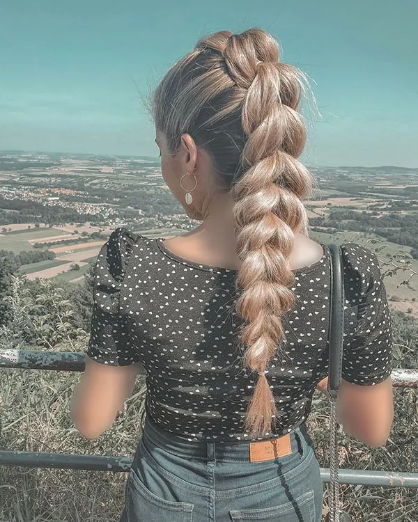 33 مدل بافت هلندی ساده دخترانه؛ شیک، کاربردی و همیشه ترند ! 19 Simple Dutch weave 15