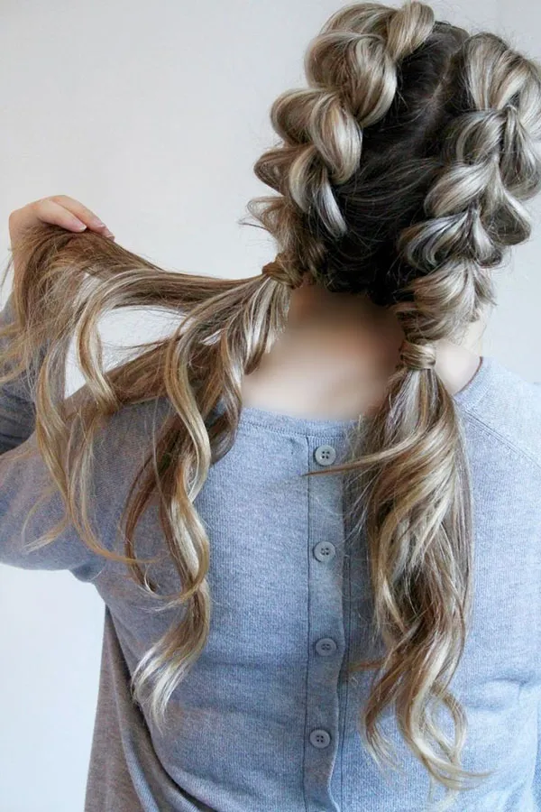 33 مدل بافت هلندی ساده دخترانه؛ شیک، کاربردی و همیشه ترند ! 20 Simple Dutch weave 17