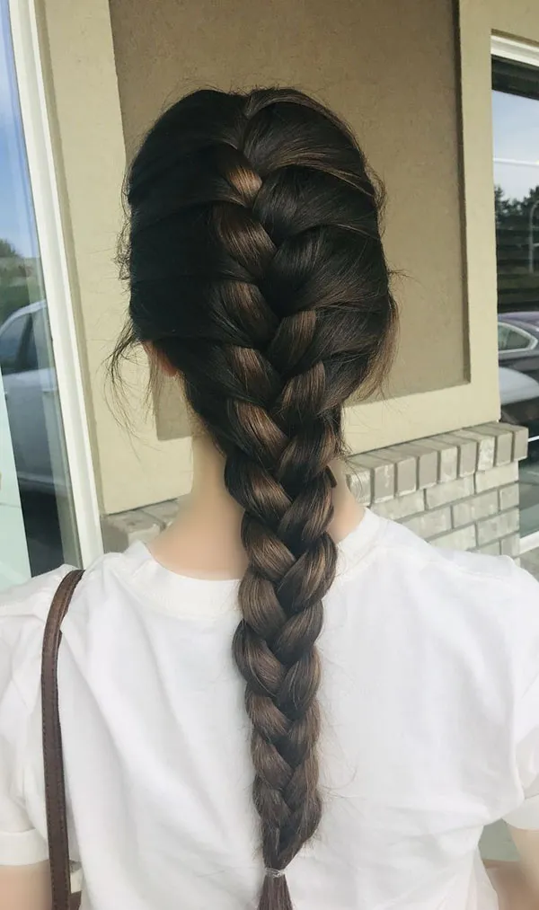 33 مدل بافت هلندی ساده دخترانه؛ شیک، کاربردی و همیشه ترند ! 35 Simple Dutch weave 18