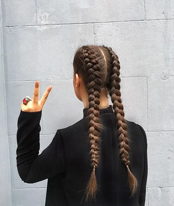 33 مدل بافت هلندی ساده دخترانه؛ شیک، کاربردی و همیشه ترند ! 21 Simple Dutch weave 20
