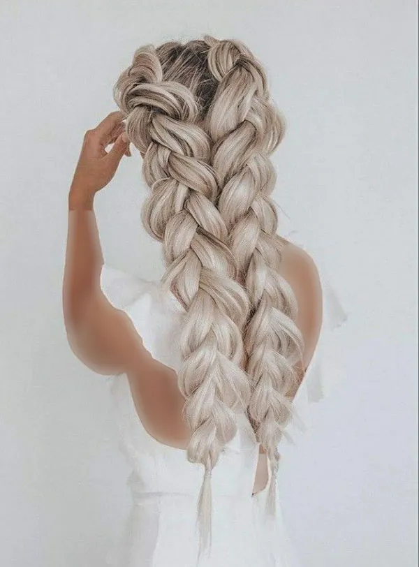 33 مدل بافت هلندی ساده دخترانه؛ شیک، کاربردی و همیشه ترند ! 23 Simple Dutch weave 21