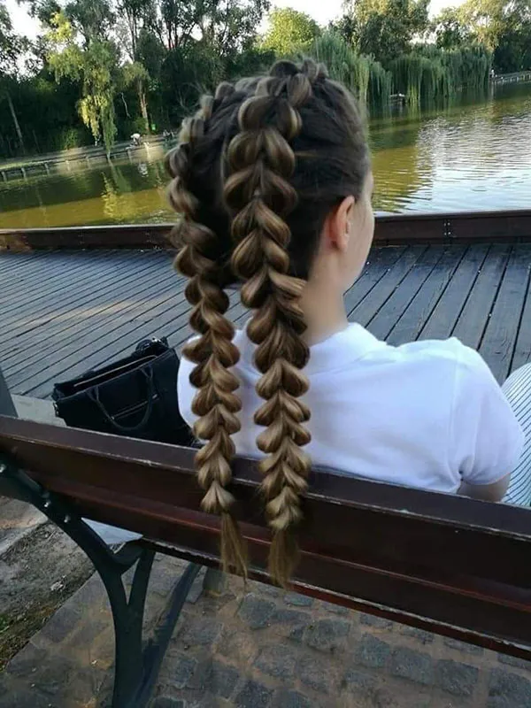 33 مدل بافت هلندی ساده دخترانه؛ شیک، کاربردی و همیشه ترند ! 6 Simple Dutch weave 3