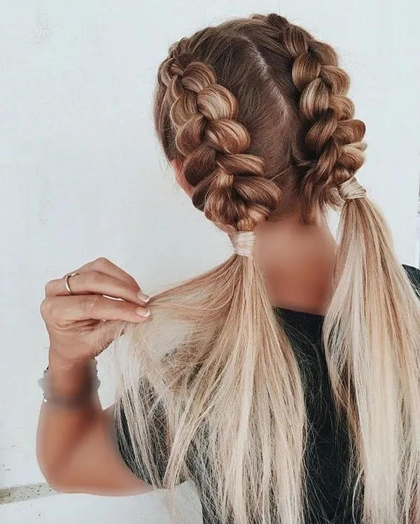 33 مدل بافت هلندی ساده دخترانه؛ شیک، کاربردی و همیشه ترند ! 32 Simple Dutch weave 30