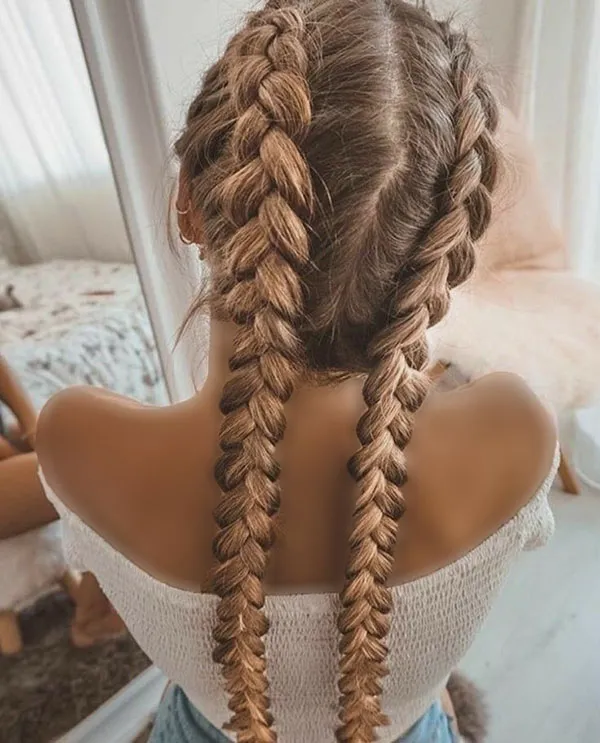 33 مدل بافت هلندی ساده دخترانه؛ شیک، کاربردی و همیشه ترند ! 11 Simple Dutch weave 7