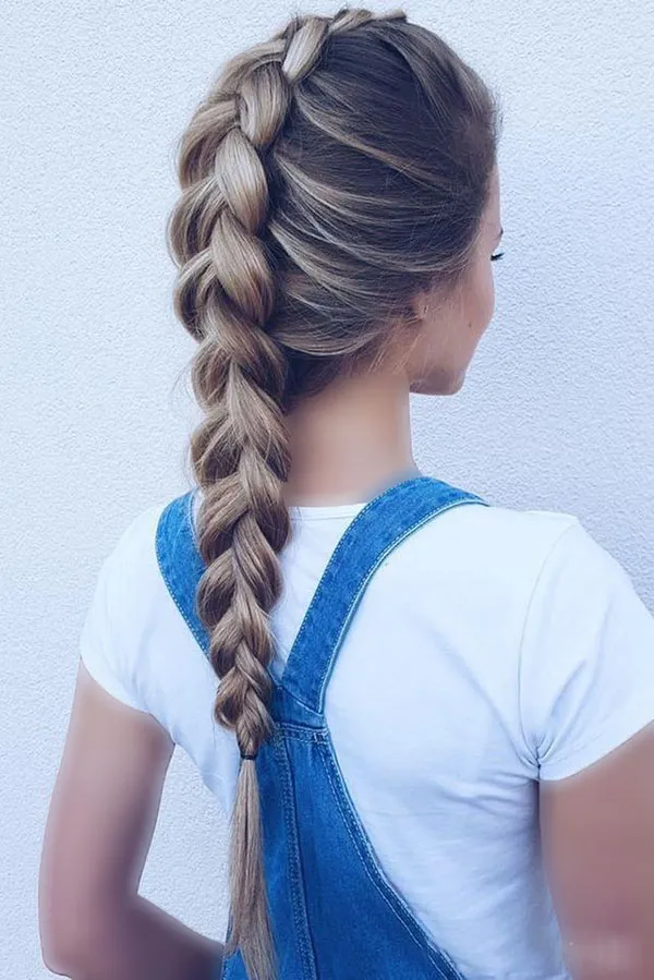 33 مدل بافت هلندی ساده دخترانه؛ شیک، کاربردی و همیشه ترند ! 10 Simple Dutch weave 8