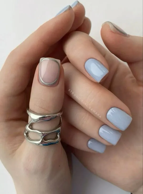 Simple nail design 12