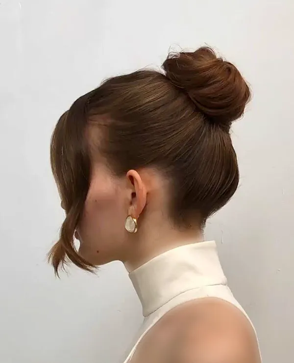 Simple tomato hairstyle tutorial 13