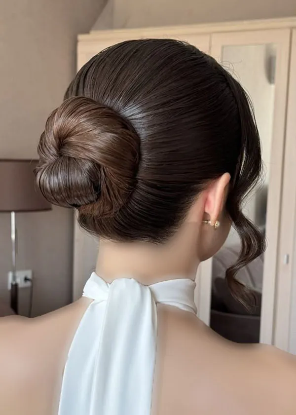 Simple tomato hairstyle tutorial 15