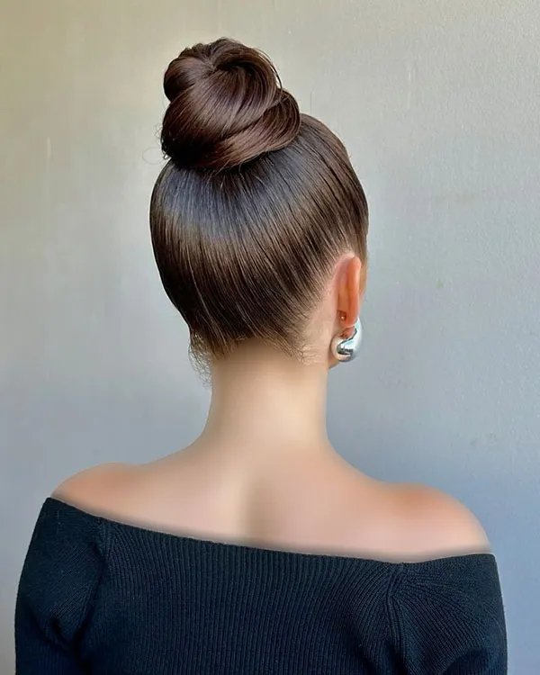 Simple tomato hairstyle tutorial 27