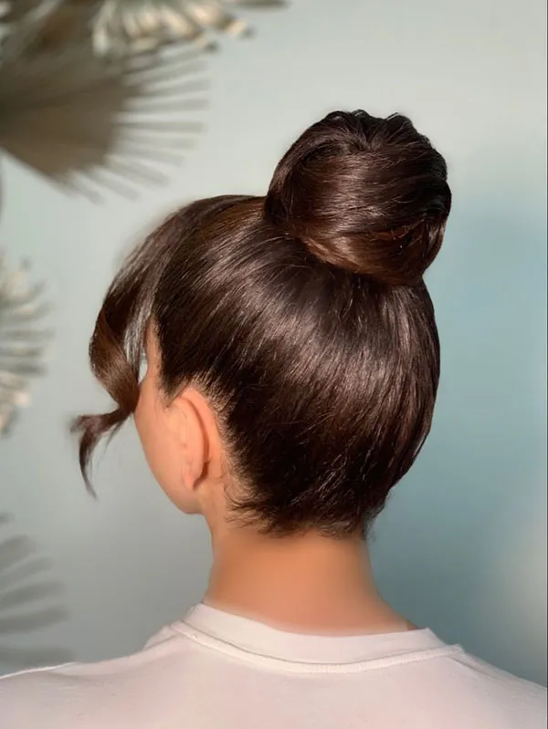 Simple tomato hairstyle tutorial 32