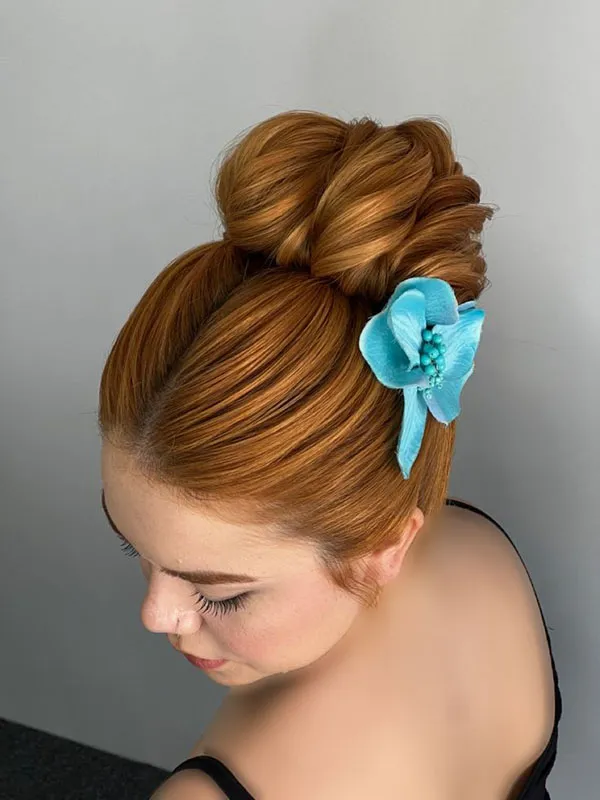 Simple tomato hairstyle tutorial 5