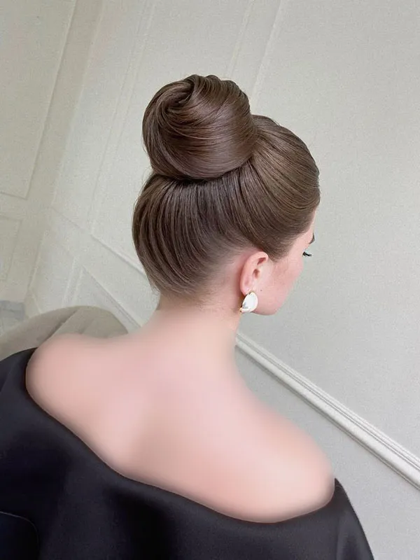 Simple tomato hairstyle tutorial 6