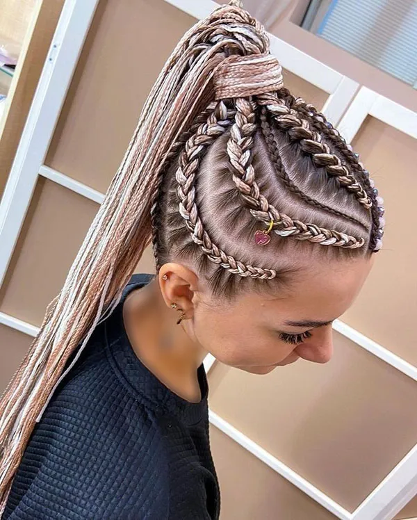 Texture of the scalp 1