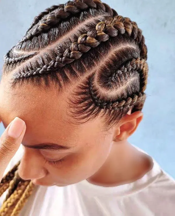 Texture of the scalp 10