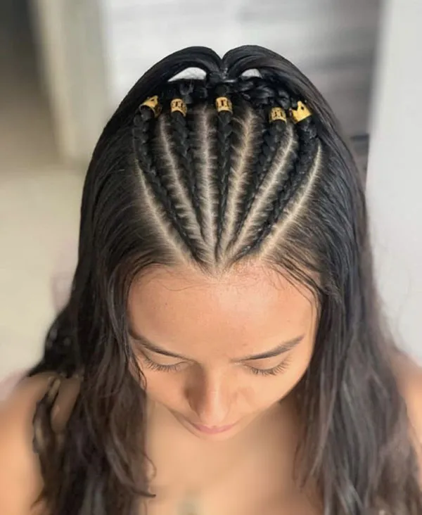 Texture of the scalp 13