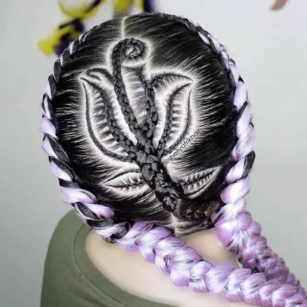 Texture of the scalp 15