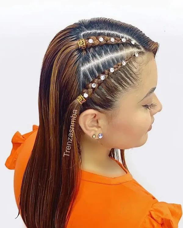 Texture of the scalp 16