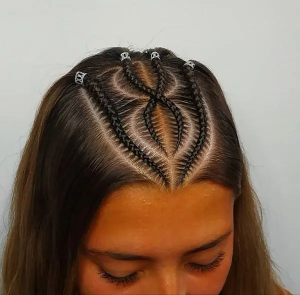 Texture of the scalp 17