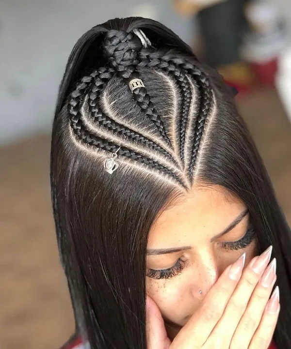 Texture of the scalp 19