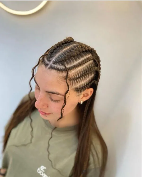 Texture of the scalp 2