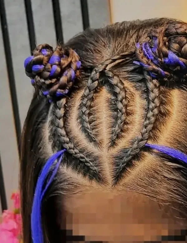 Texture of the scalp 24