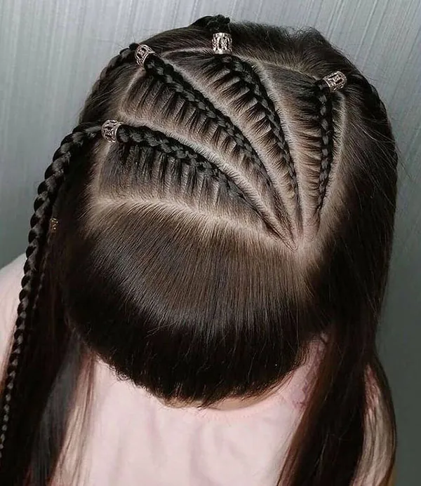 Texture of the scalp 3