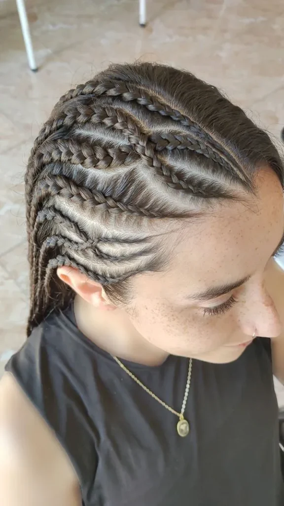 Texture of the scalp 30
