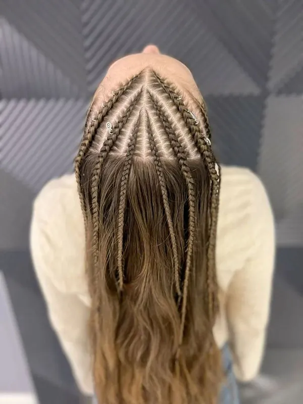 Texture of the scalp 32