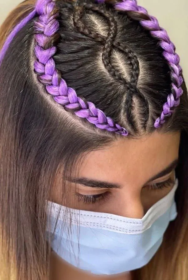 Texture of the scalp 6