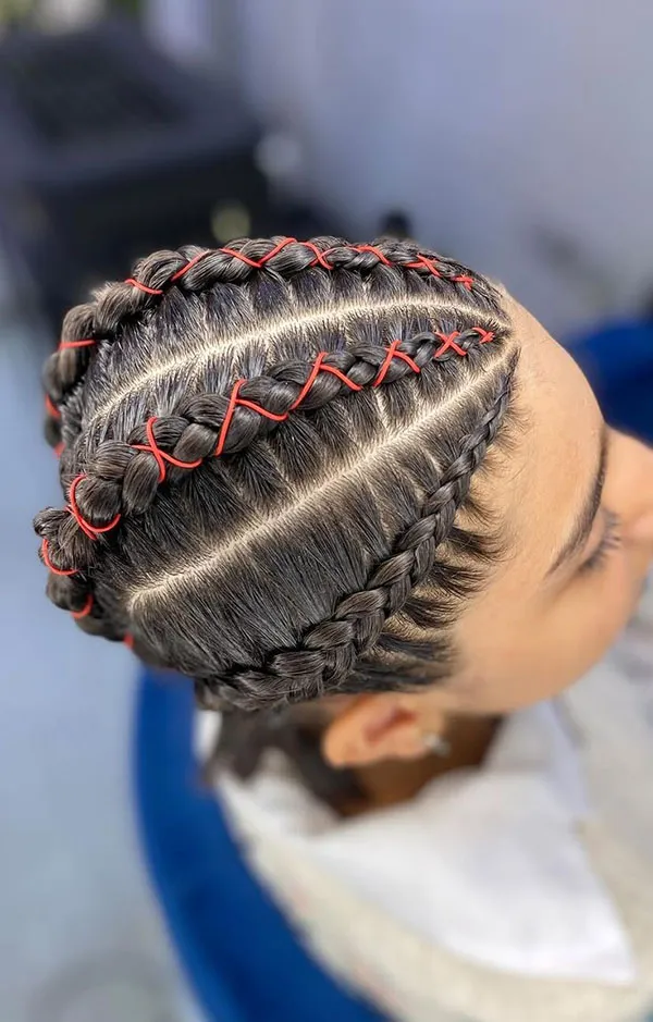 Texture of the scalp 9