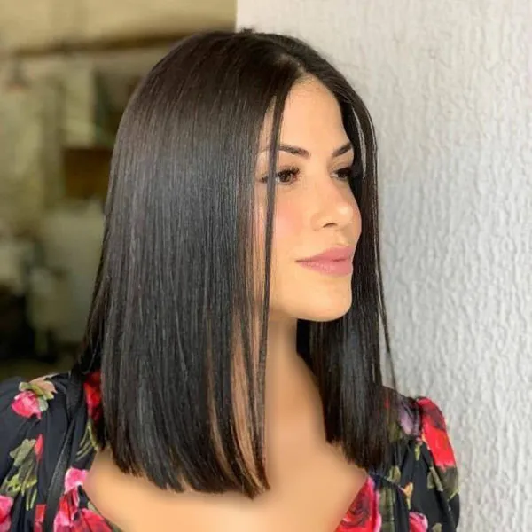 The best hairstyle for women with long faces 11