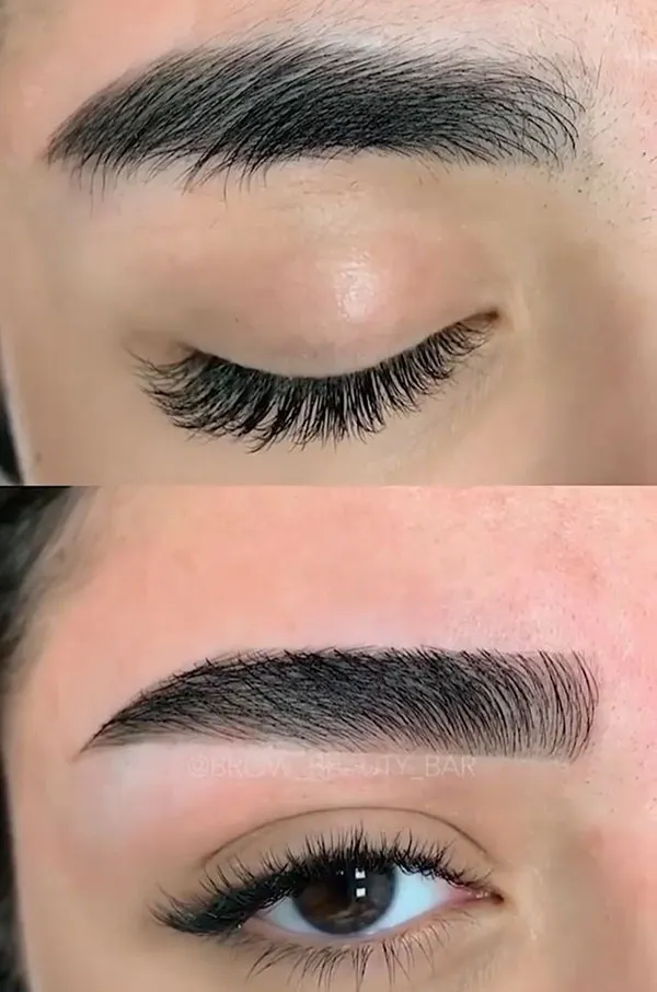 جدیدترین مدل ابرو فیبروز پهن 1404؛ استایلی که همه عاشقشن! 34 The latest model of wide fibrous eyebrows 23