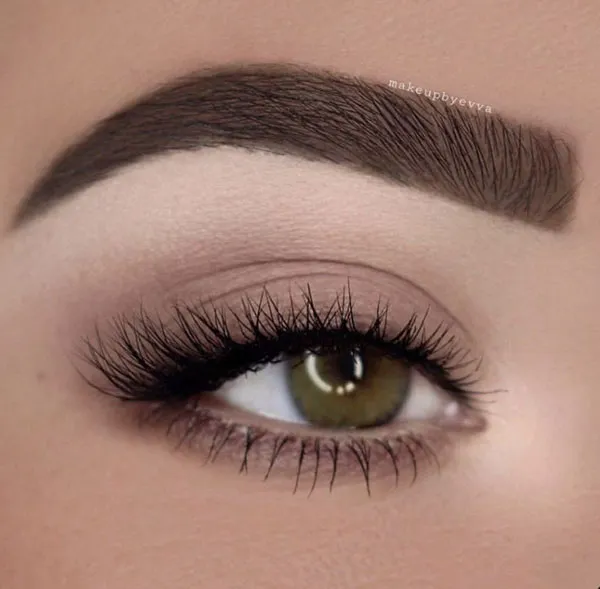 This years fashionable wide eyebrow model for girls 19