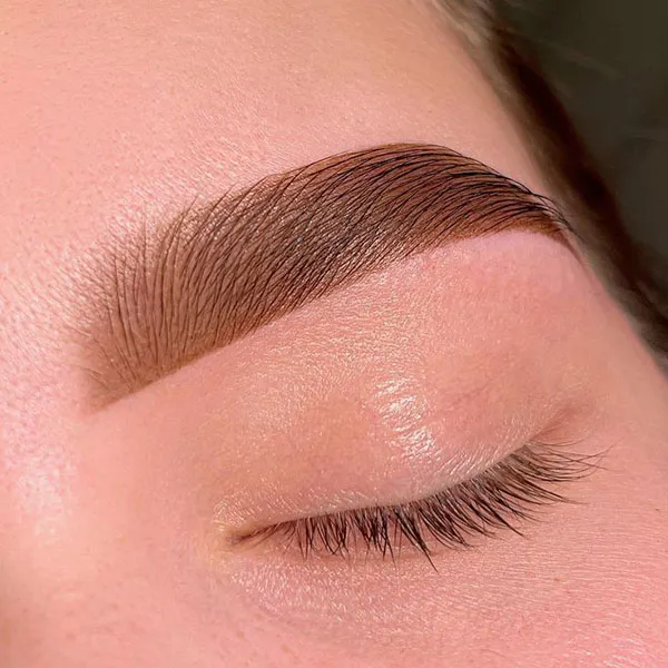 This years fashionable wide eyebrow model for girls 26