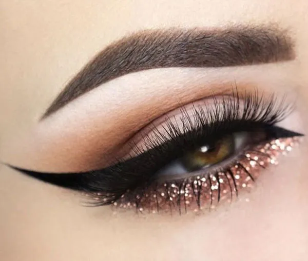 10 ایده اموزش سایه زدن چشم مجلسی؛ با این ترفندا چشمات درشت تر وجذاب تر میشه! 25 Tutorial on applying eyeshadow to the wedding dress 21