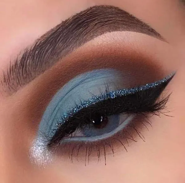 10 ایده اموزش سایه زدن چشم مجلسی؛ با این ترفندا چشمات درشت تر وجذاب تر میشه! 33 Tutorial on applying eyeshadow to the wedding dress 28