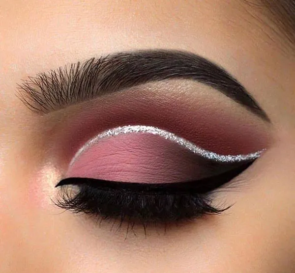 10 ایده اموزش سایه زدن چشم مجلسی؛ با این ترفندا چشمات درشت تر وجذاب تر میشه! 34 Tutorial on applying eyeshadow to the wedding dress 31