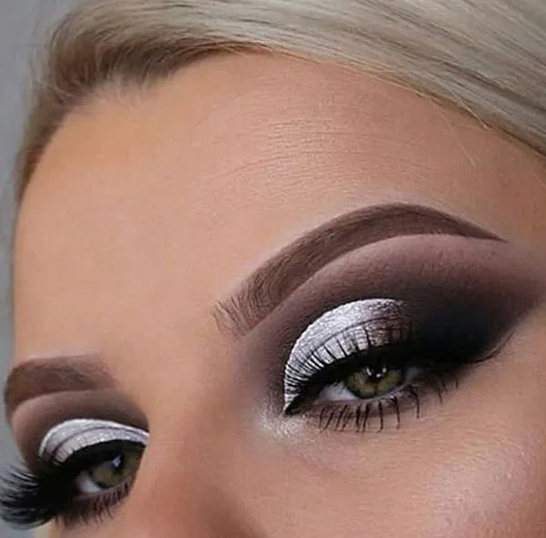 10 ایده اموزش سایه زدن چشم مجلسی؛ با این ترفندا چشمات درشت تر وجذاب تر میشه! 12 Tutorial on applying eyeshadow to the wedding dress 9